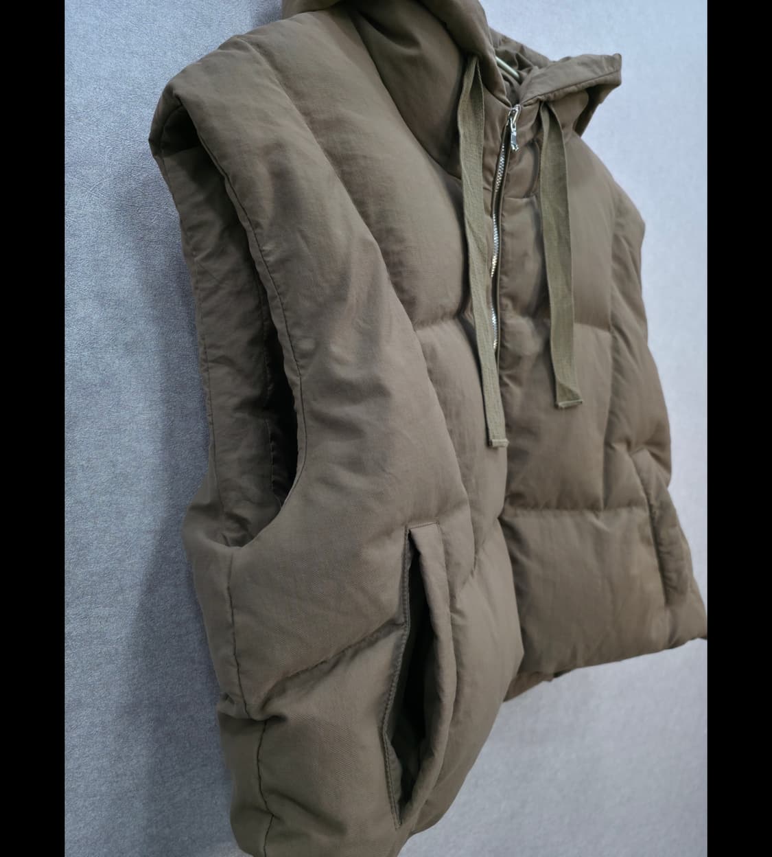 MARZ 후드 패딩 조끼 상품이미지2