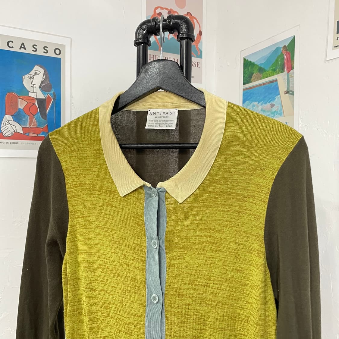 Antipast 멀티컬러 카라 가디건 상품이미지4