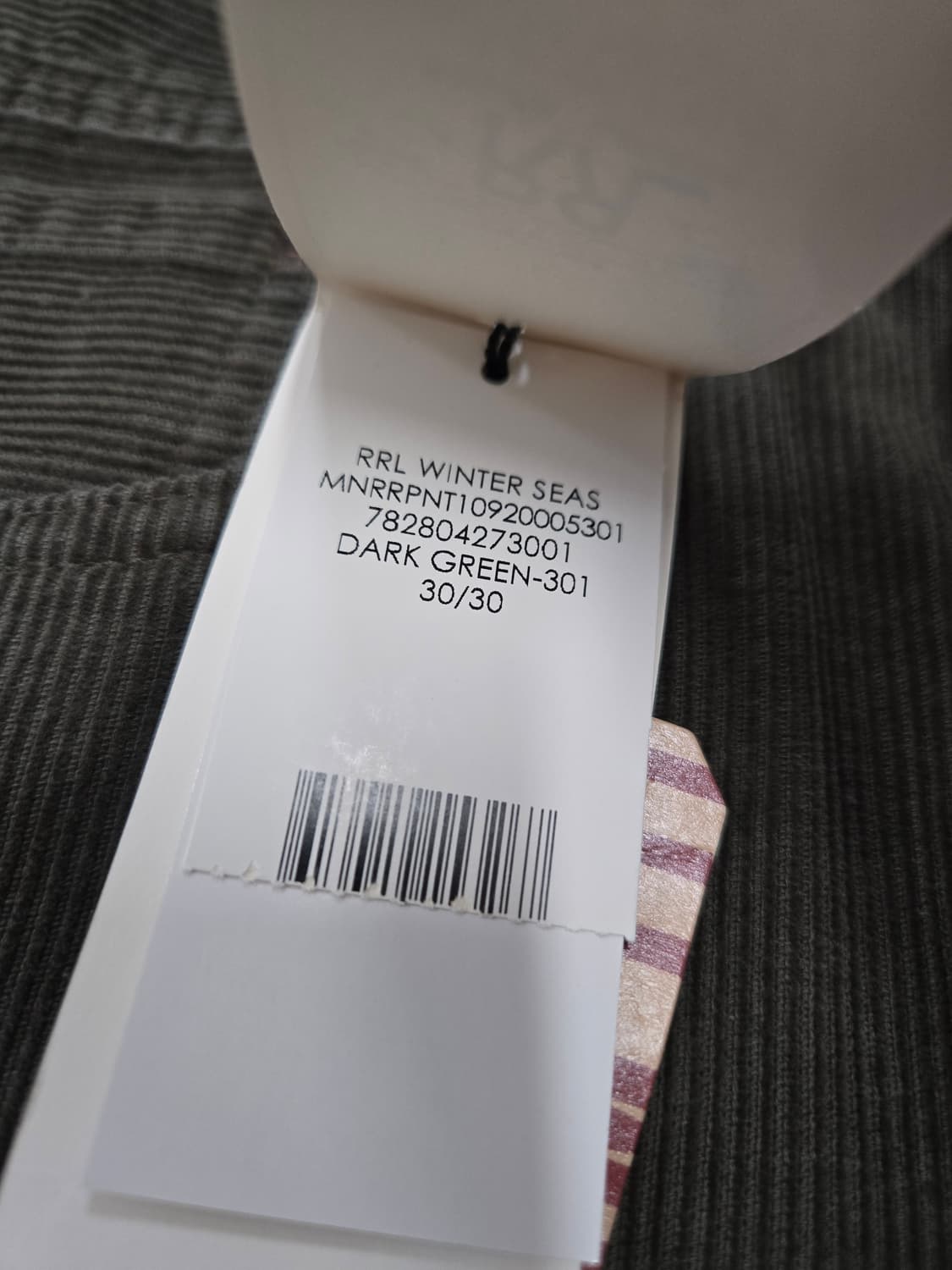 RRL 더블알엘 코듀로이 5-포켓 팬츠 상품이미지5