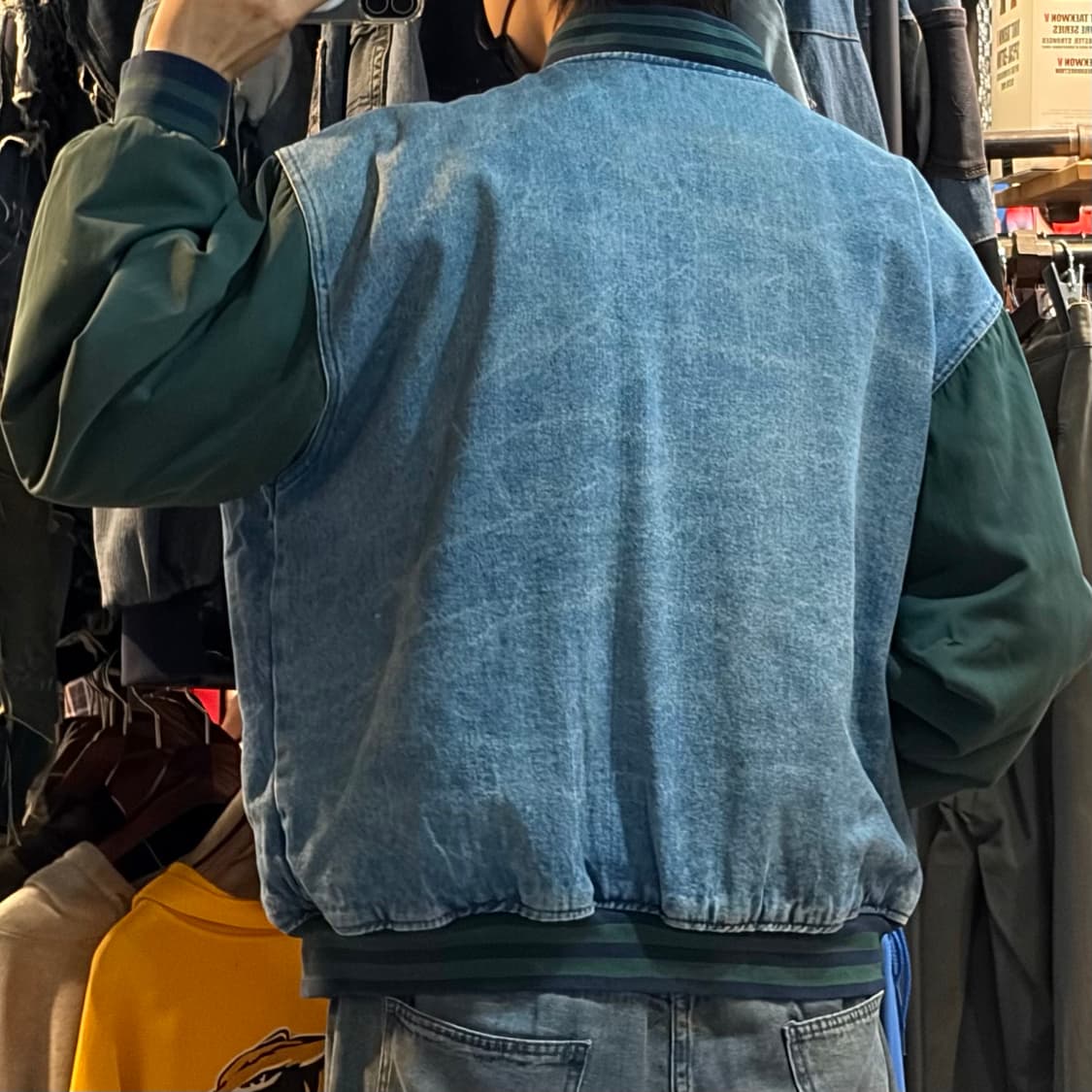 [NO.9] VTG 데님 바시티자켓 상품이미지5