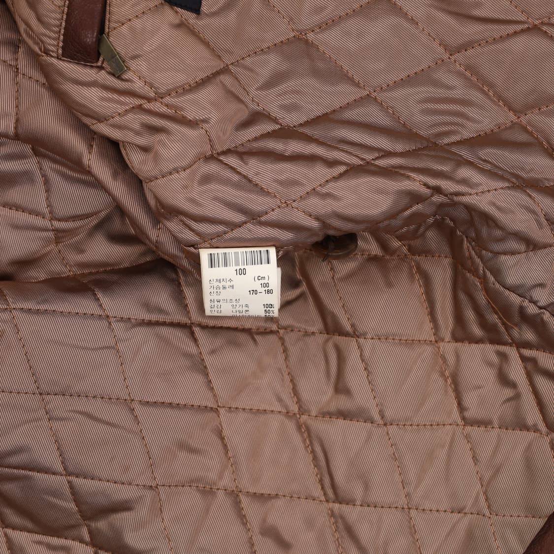 100 입생로랑 빈티지 양가죽 퍼 무스탕 가죽 자켓 4217 상품이미지6