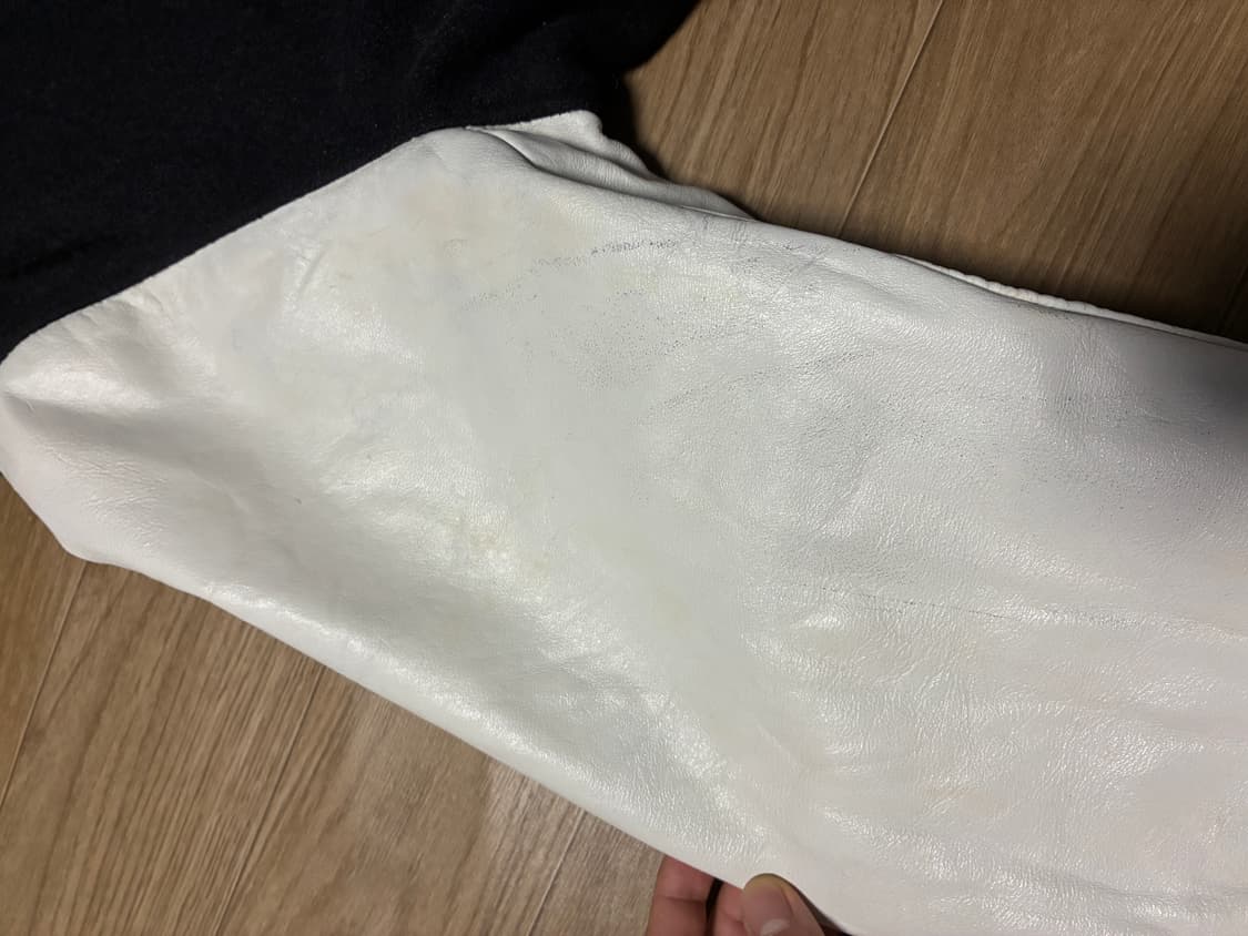 L) 골든 베어 레더 울 바시티 자켓 상품이미지2