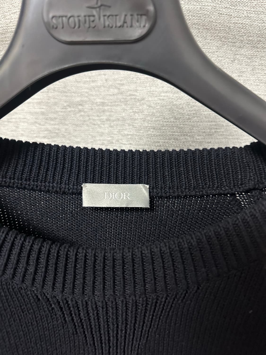 디올 오블리크 인서트 니트 딥블루 (XXL) 상품이미지3