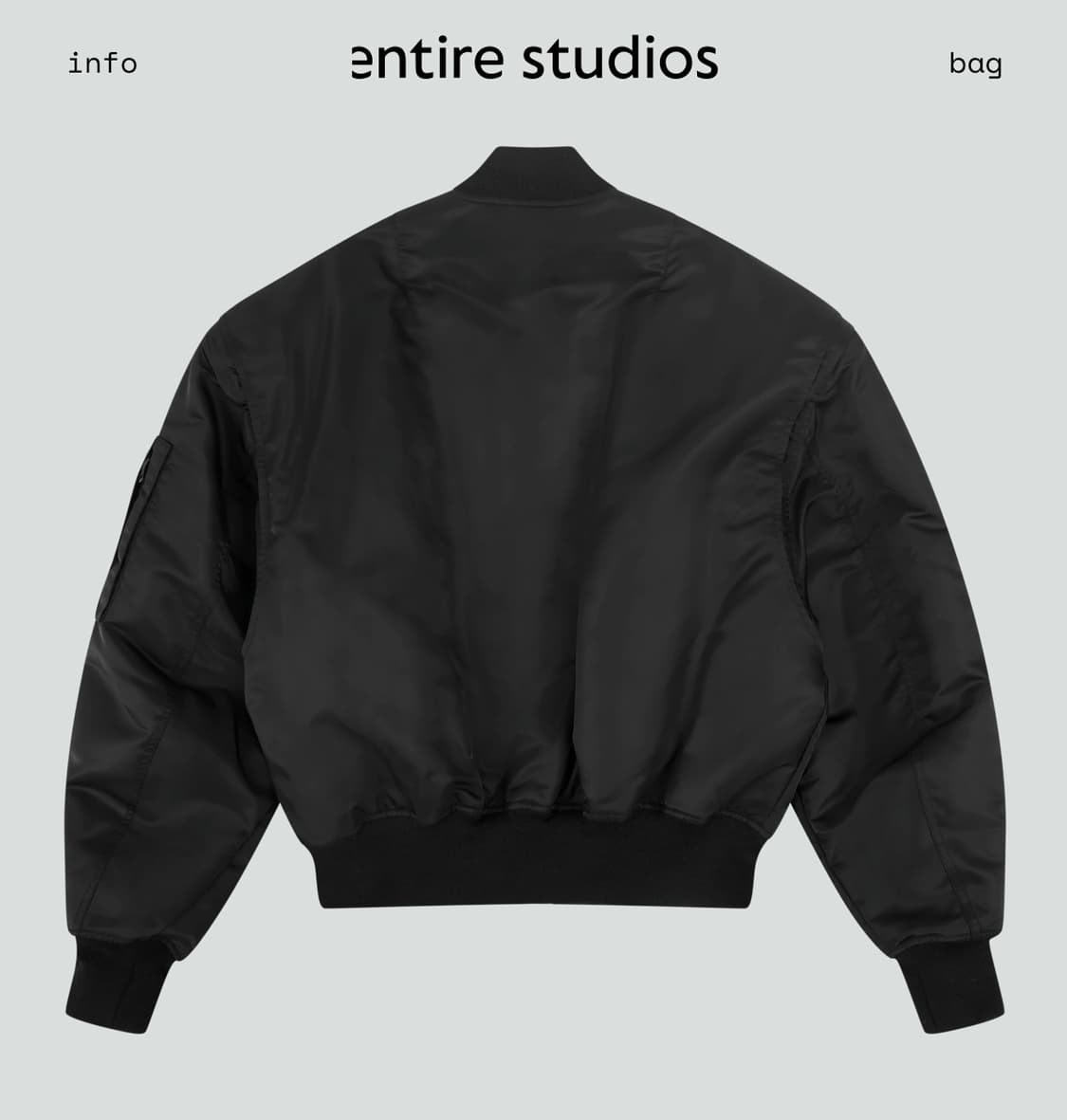 엔타이어 스튜디오 브로드 봄버 상품이미지2