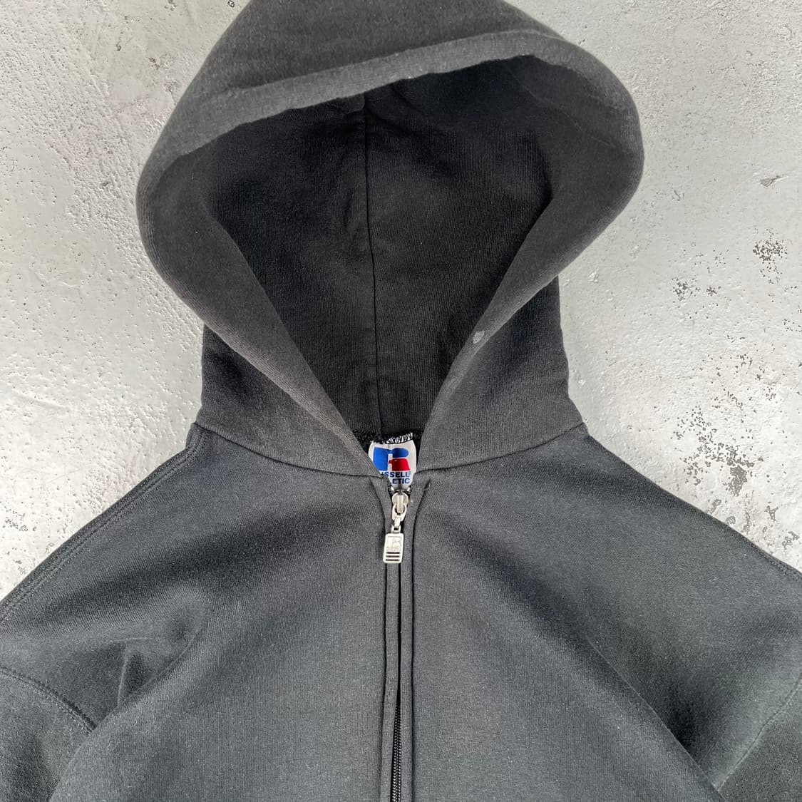 빈티지 러셀 애슬레틱 블랙 후드집업 상품이미지6