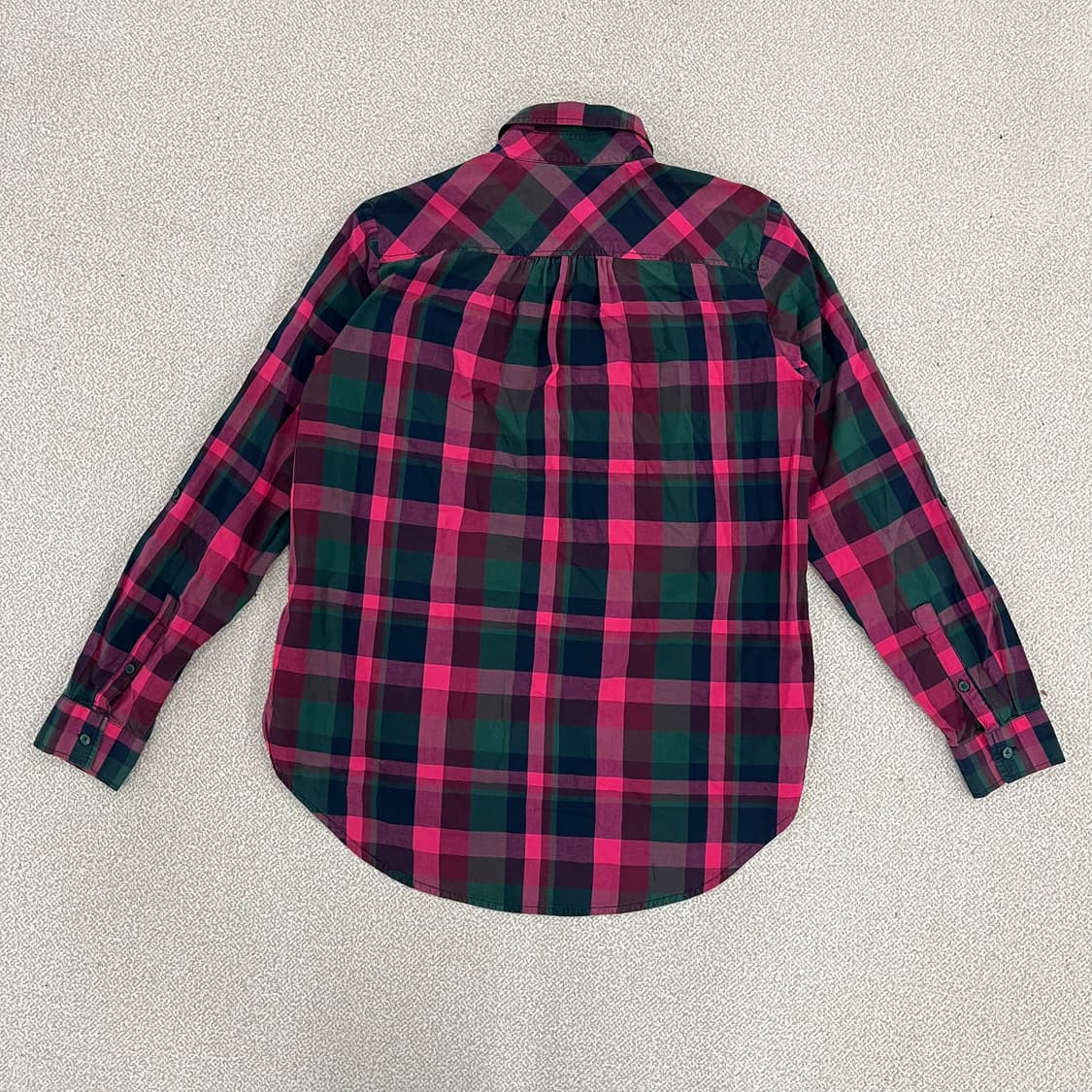 [XS] 타미힐피거 레드 타탄체크 릴렉스핏 셔츠 남방 0112M1 상품이미지6