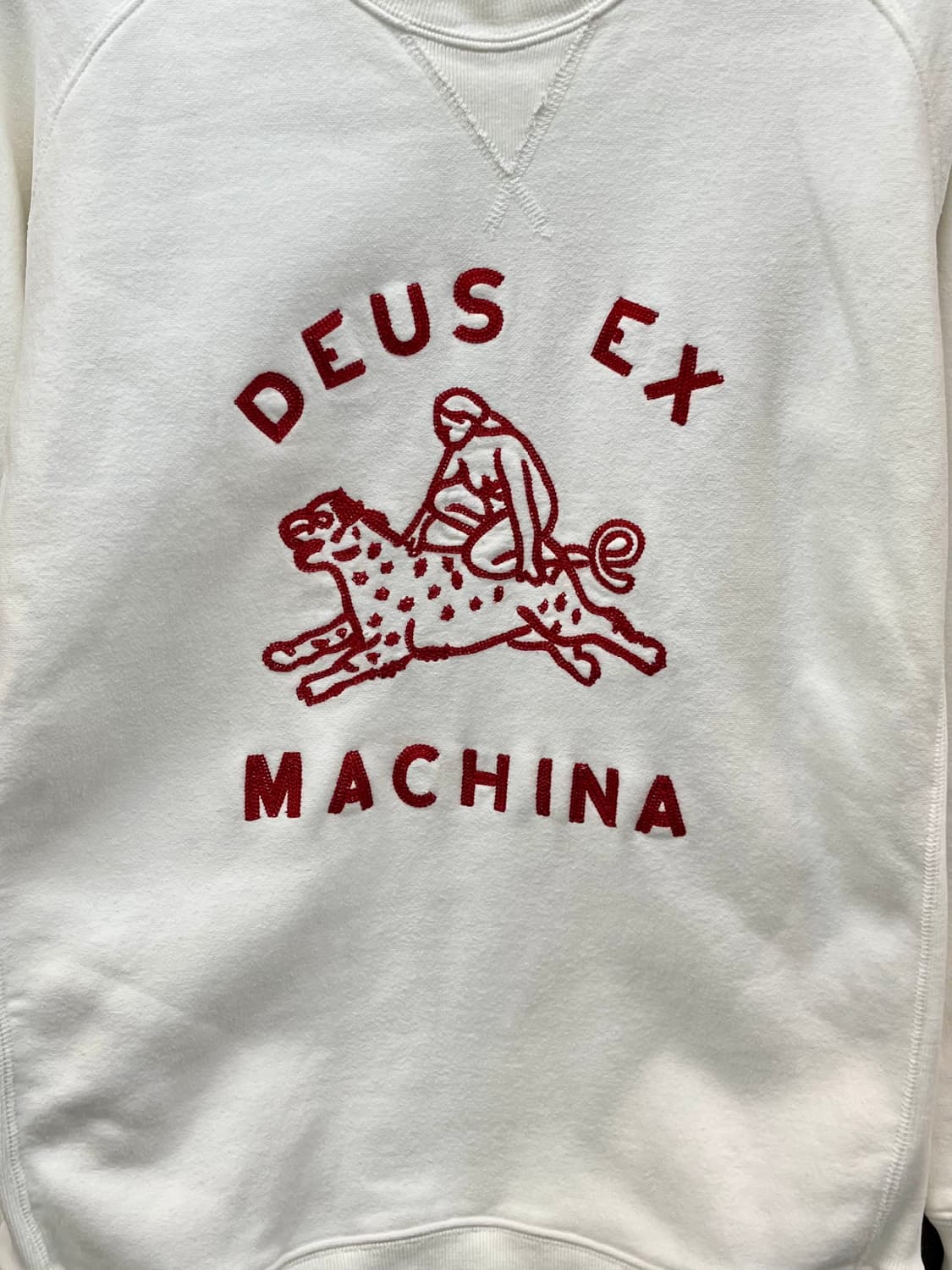 [95] 데우스 엑스 마키나 화이트 맨투맨 M  상품이미지2