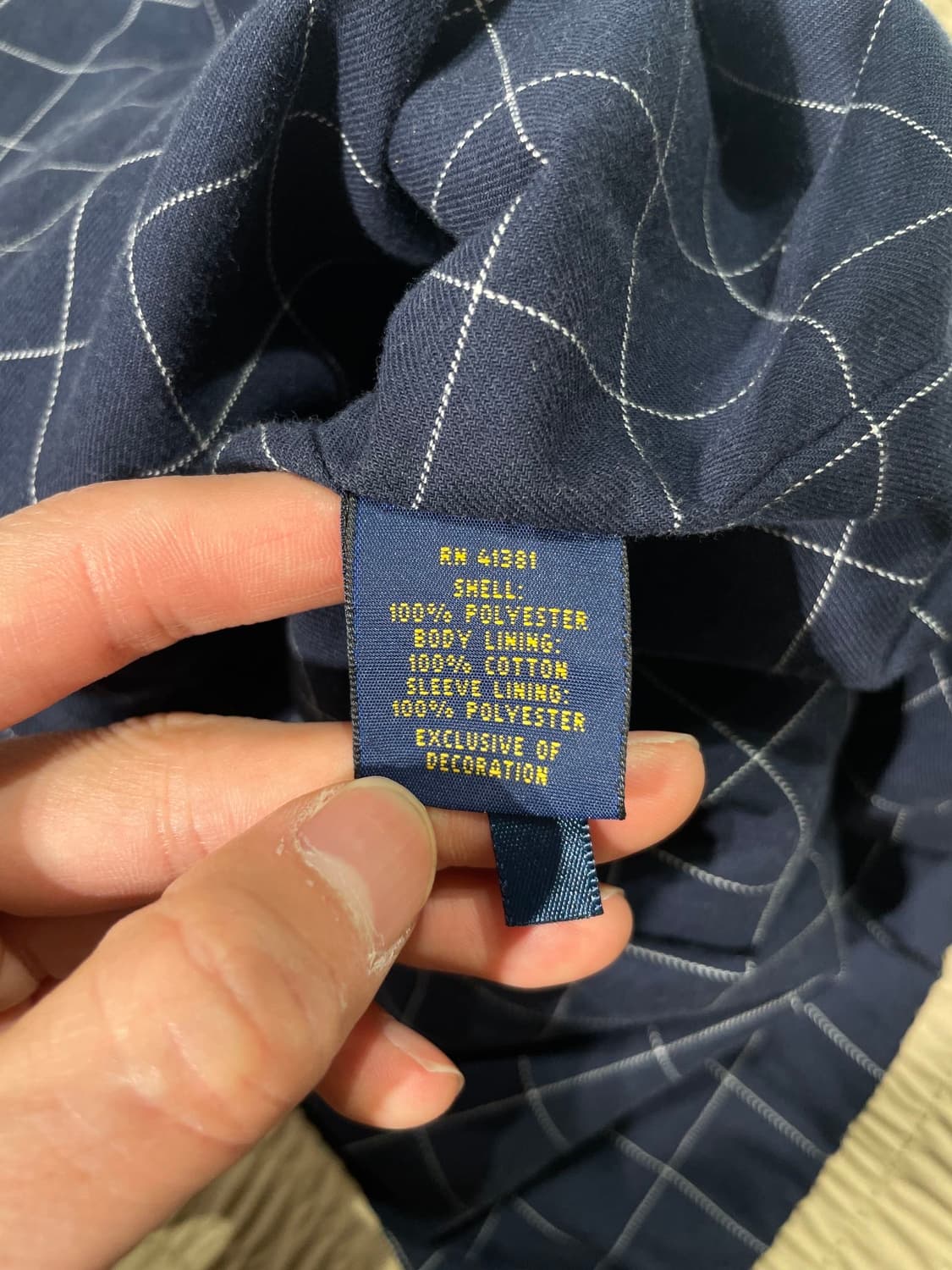 폴로 랄프로렌 베이지 폴리쉘 바이 스윙 자켓 상품이미지8