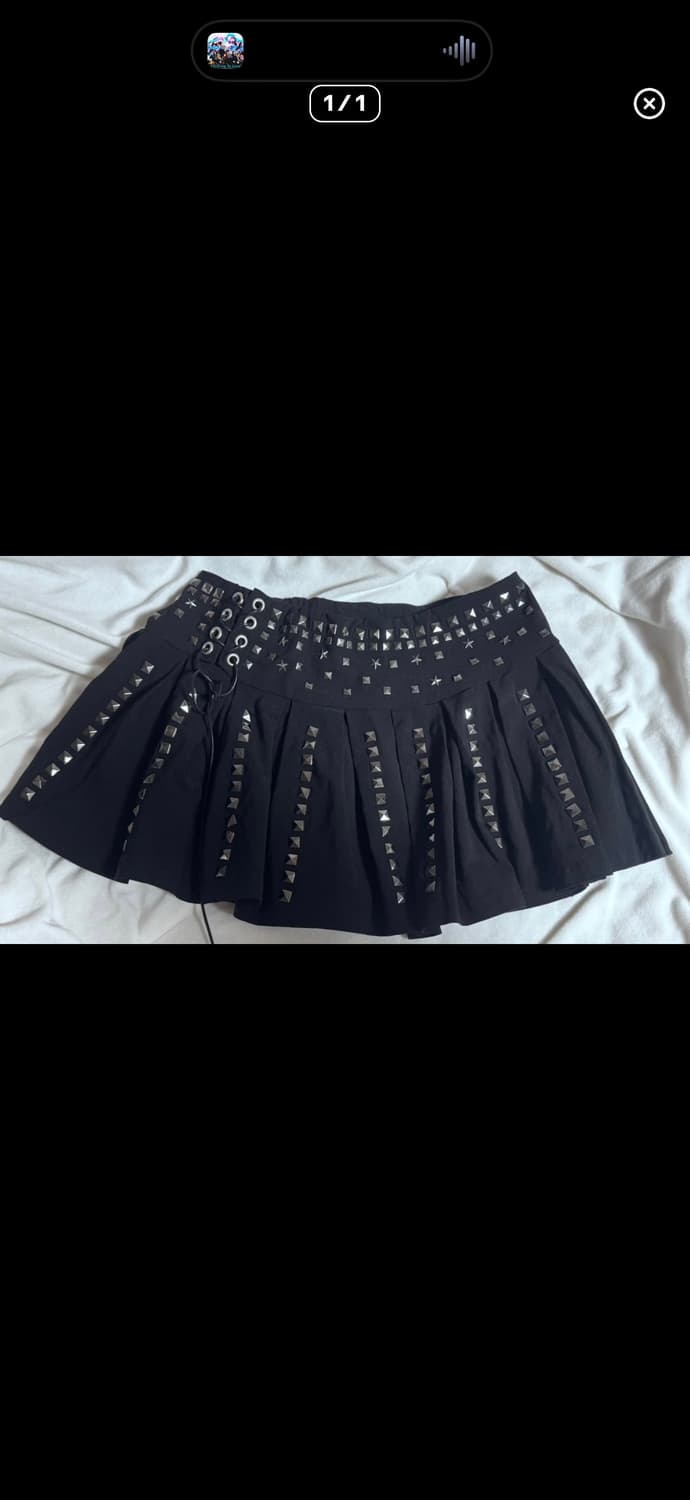 jaded london 스터드 스커트 상품이미지6