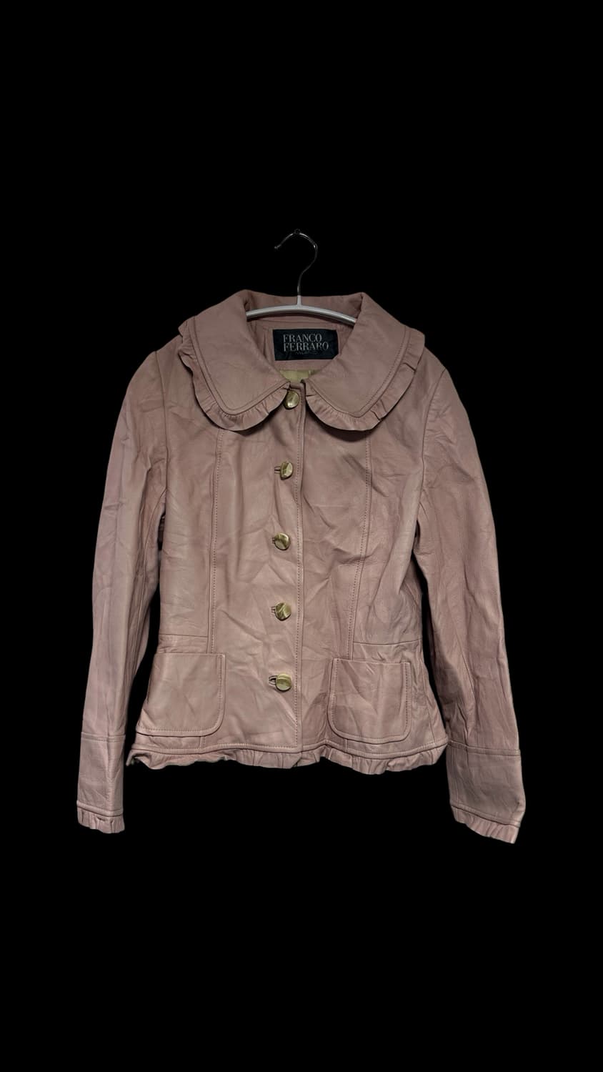 90s 프랑코 페라로 밀라노 레더 자켓 상품이미지1