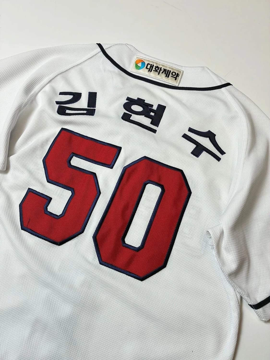 두산베어스 고급형 베이스볼 져지 김현수 반팔 PN8612 상품이미지2