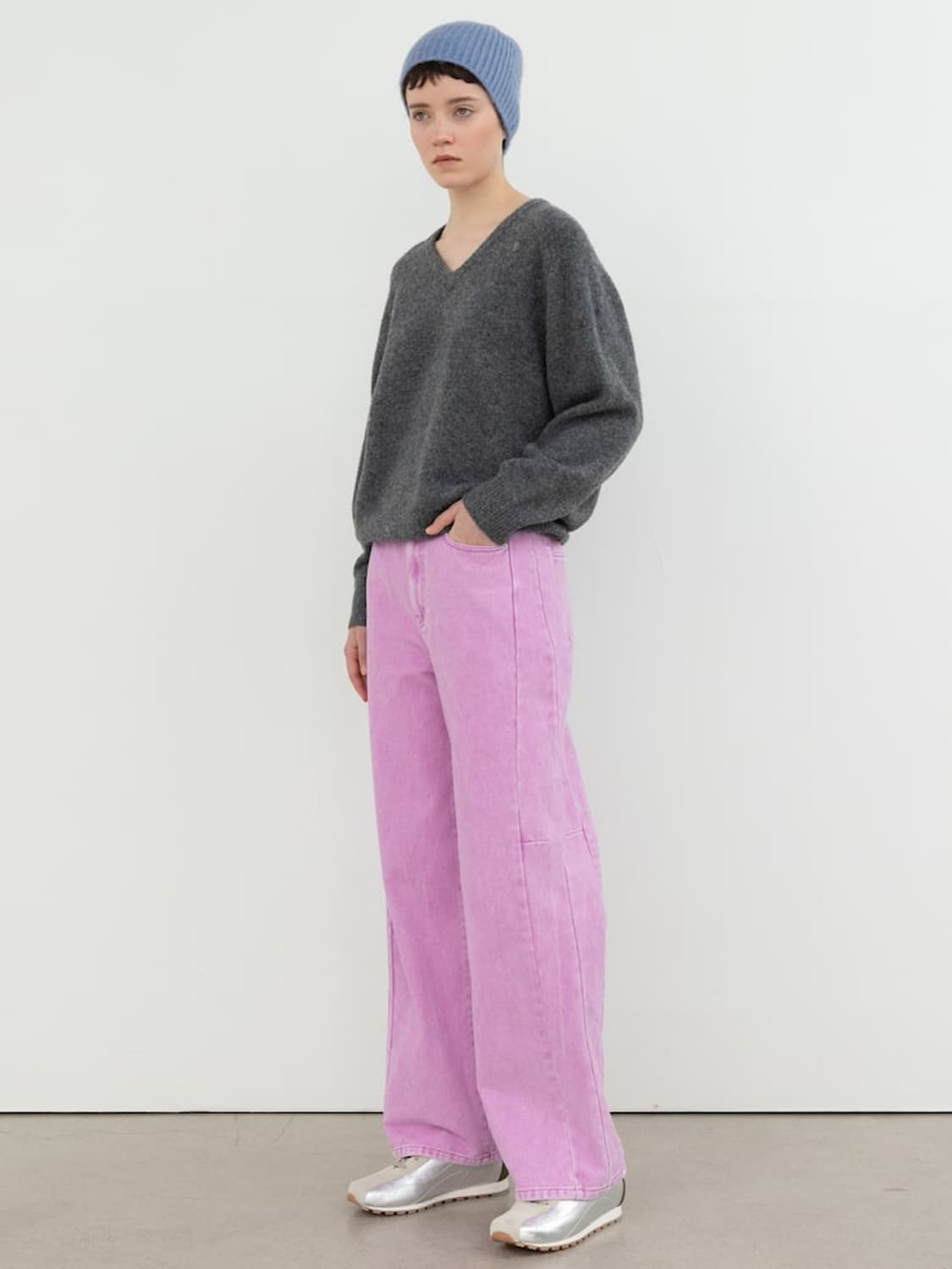 에잇세컨즈 카치온 다잉 스트레이트 데님 상품이미지3