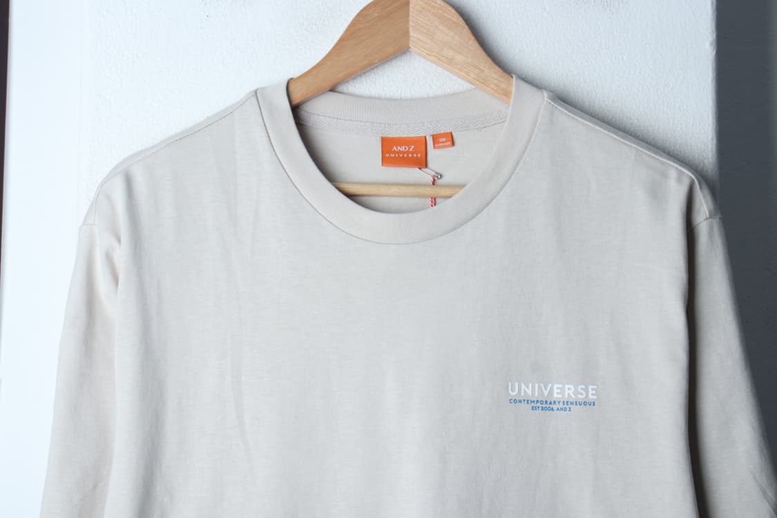 (L-2XL) 앤드지 반팔 티셔츠 새상품 빅사이즈 베이지-H33014 상품이미지3