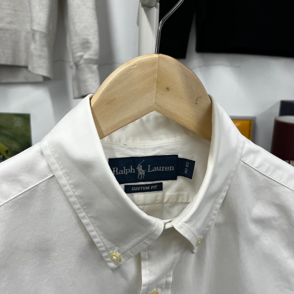 폴로랄프로렌 버튼다운 솔리드 셔츠 40 상품이미지3
