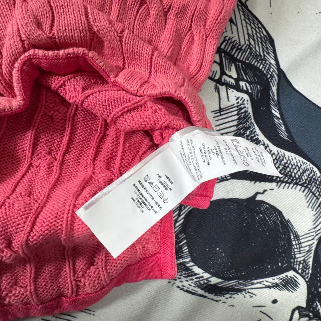 폴로 케이블 니트반팔 S사이즈 상품이미지4