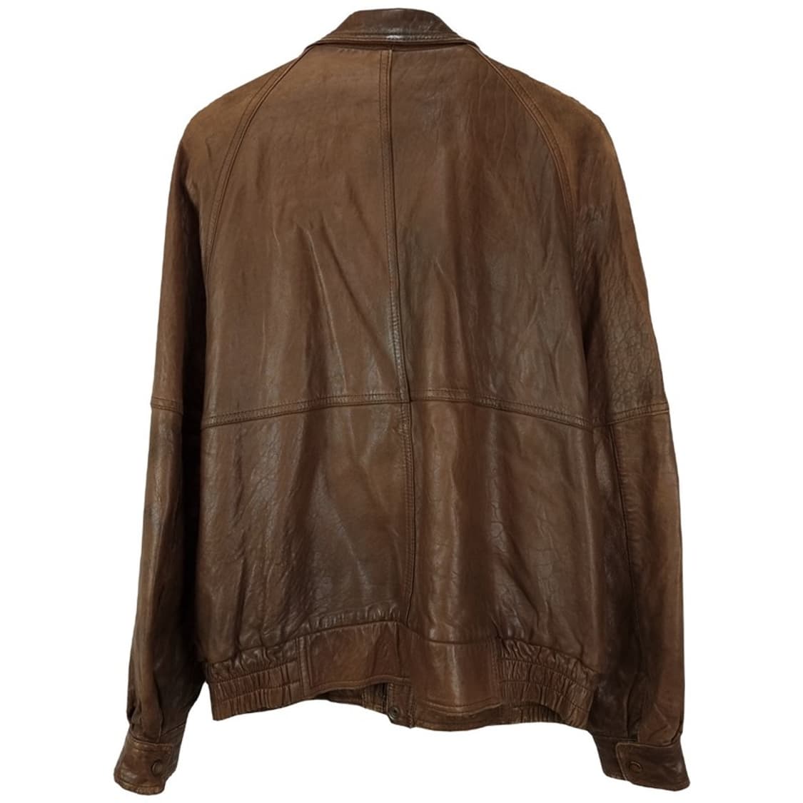 [빈티지] 리업 쉽스킨 레더 양가죽 빈티지 레더 자켓 브라운 M18173 상품이미지3