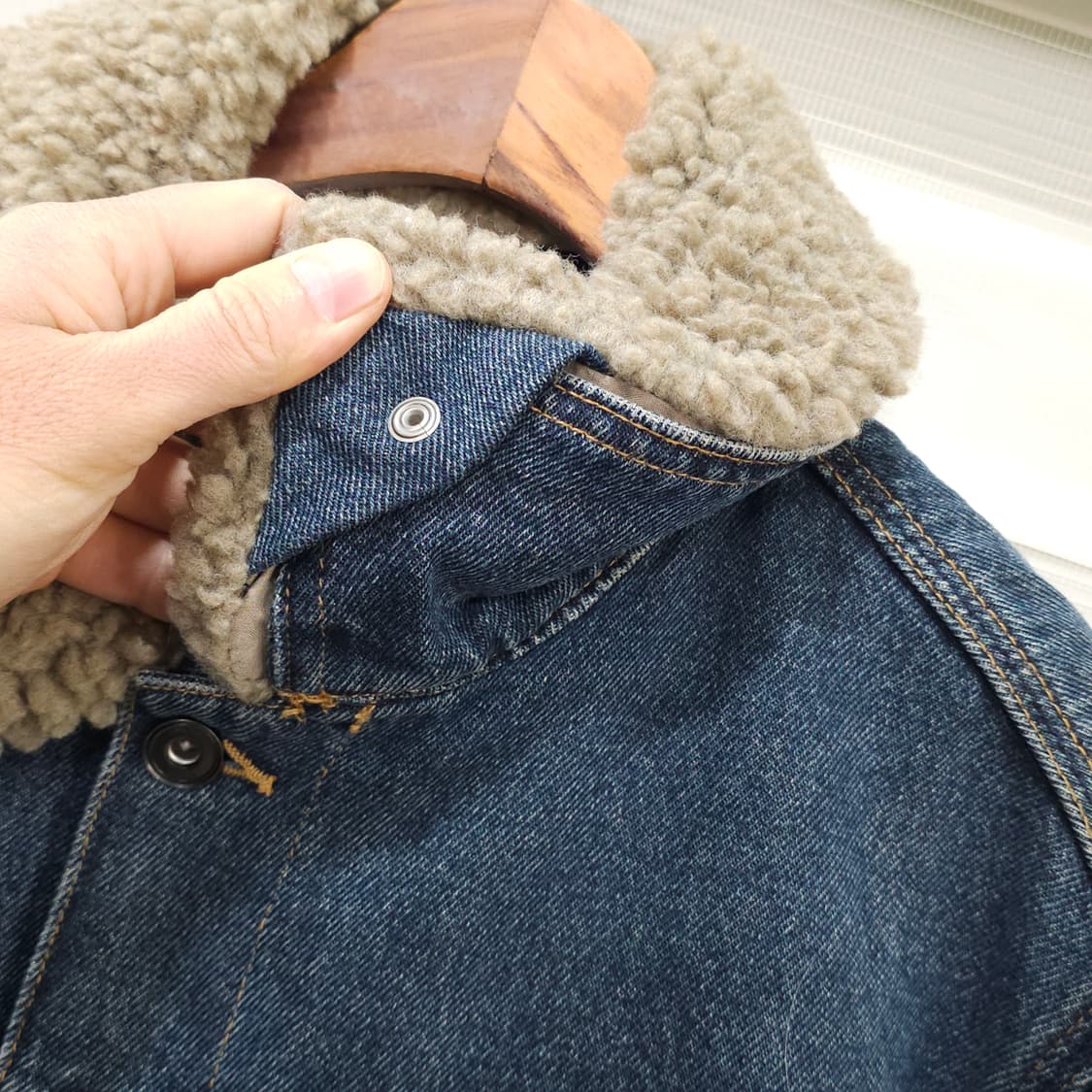 자라 데님 트러커 자켓- XL 상품이미지5