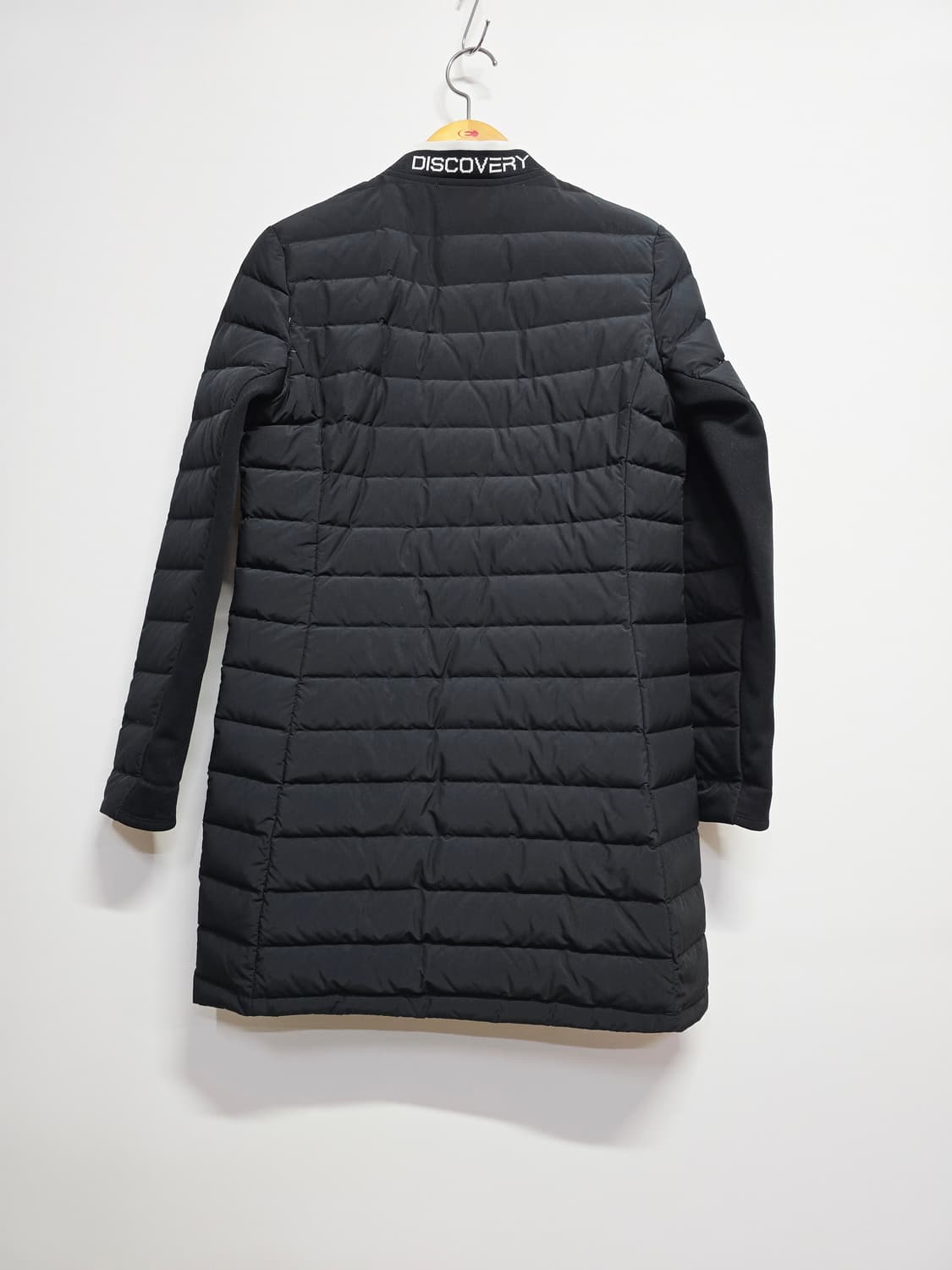 디스커버리 구스다운롱패딩 블랙 90 상품이미지4