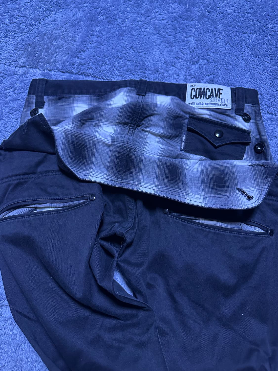 (32) CONCAVE 체크 팬츠 빈티지 상품이미지1