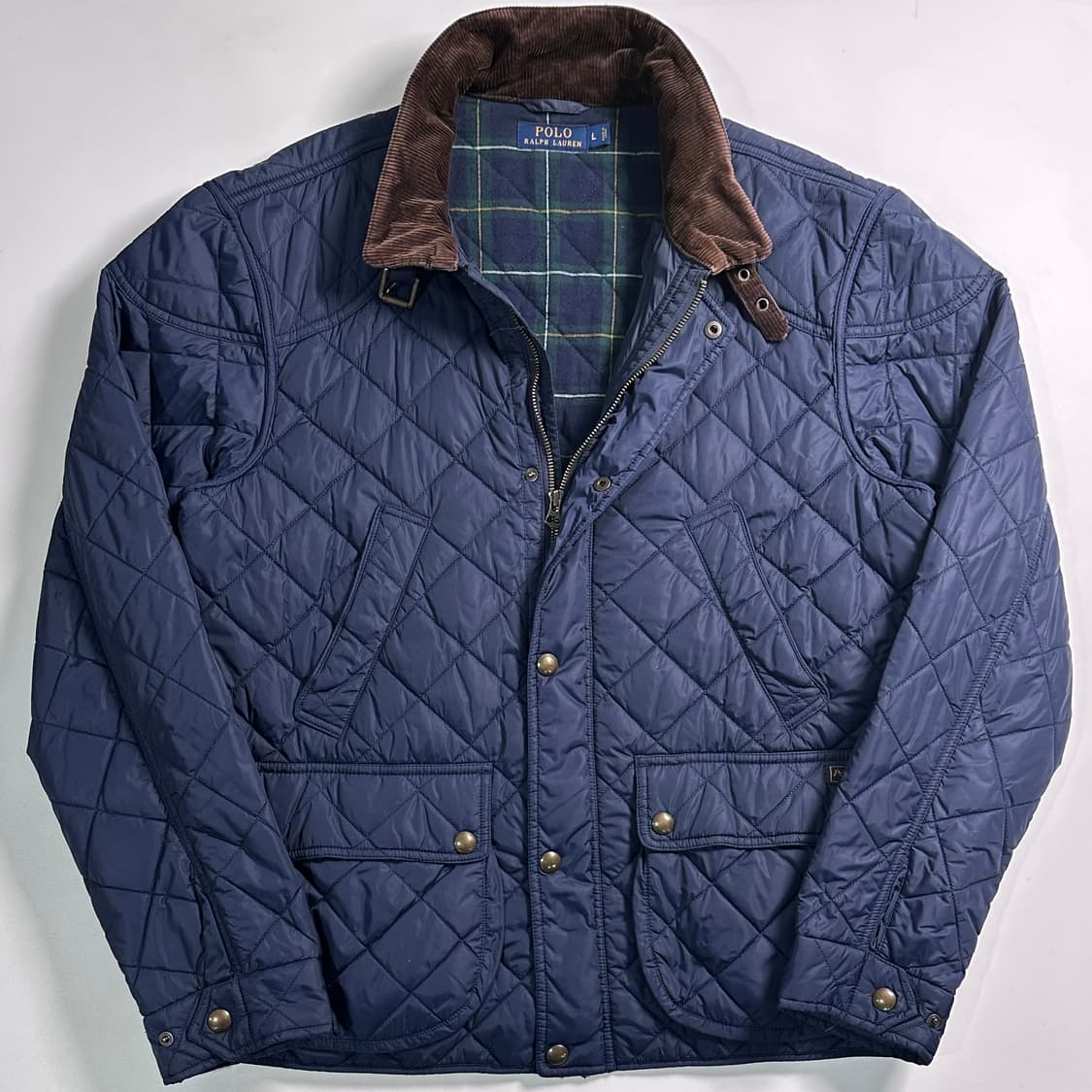 폴로 랄프로렌 네이비 4포켓 퀼팅 자켓 상품이미지1