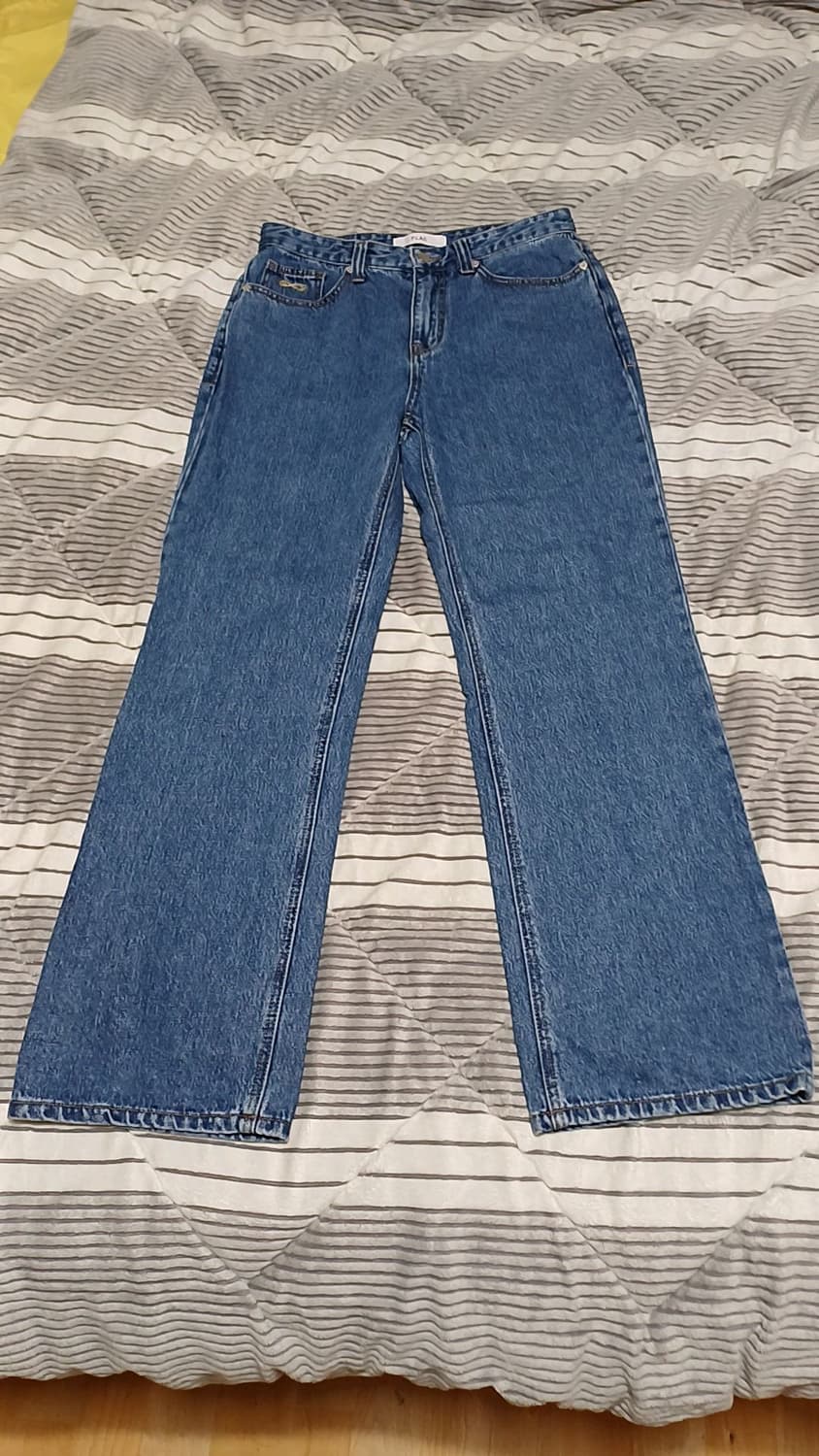 플랙 와이드청바지 31인치 기장106 상품이미지1