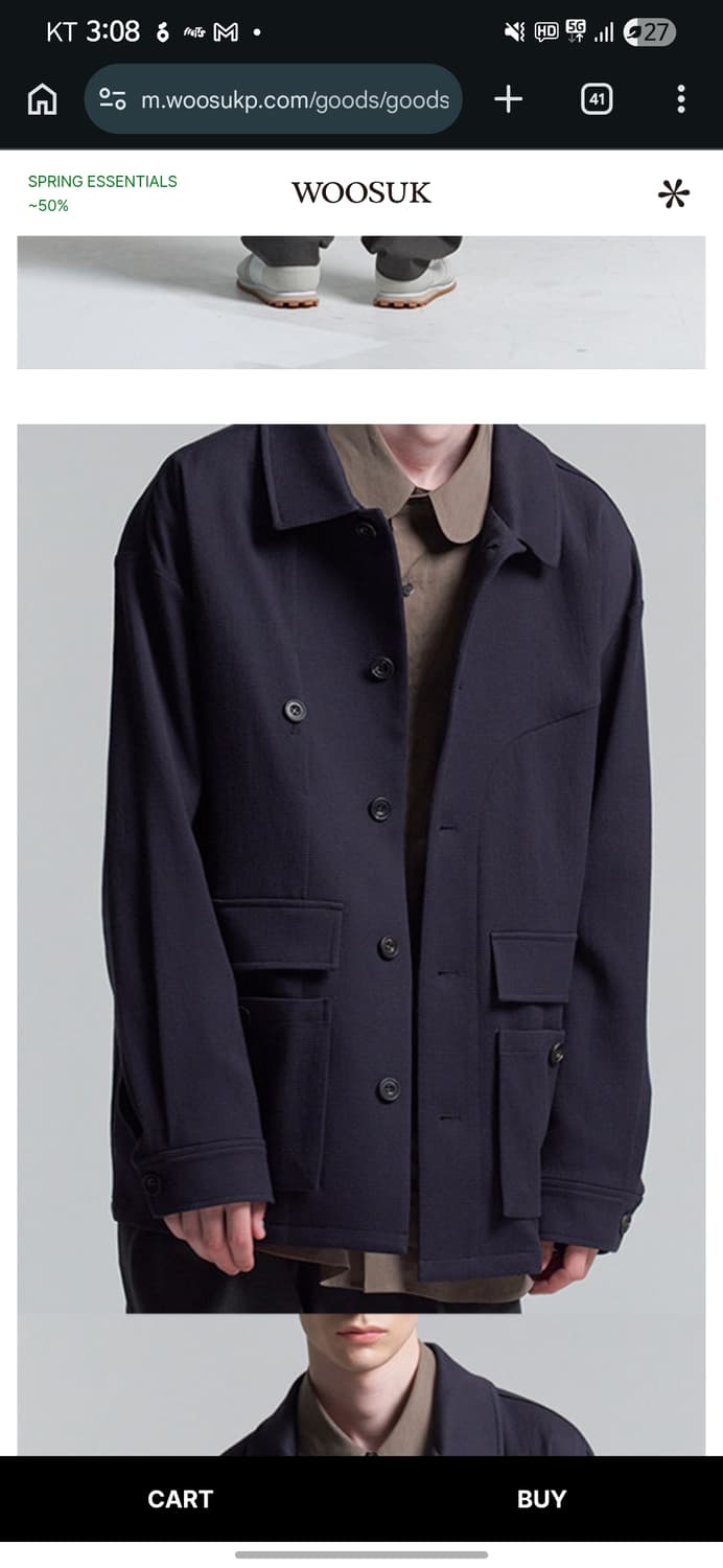 Designer Woosuk 멀티 포켓 자켓 (1) 상품이미지6