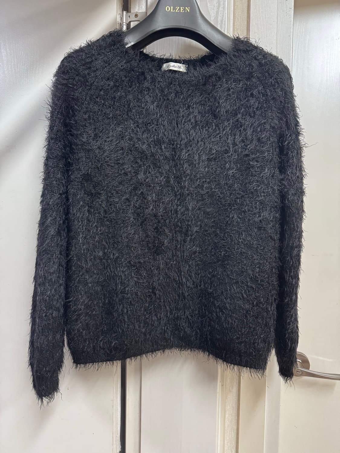 Black fur knit 상품이미지6
