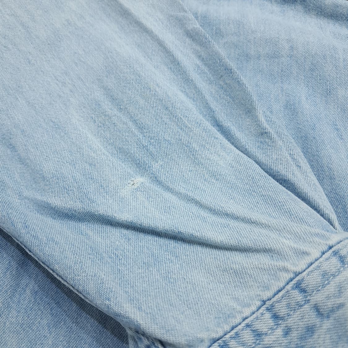 Co828 L GAP 갭 90s 캐나다 연청 데님 긴팔 셔츠 상품이미지8