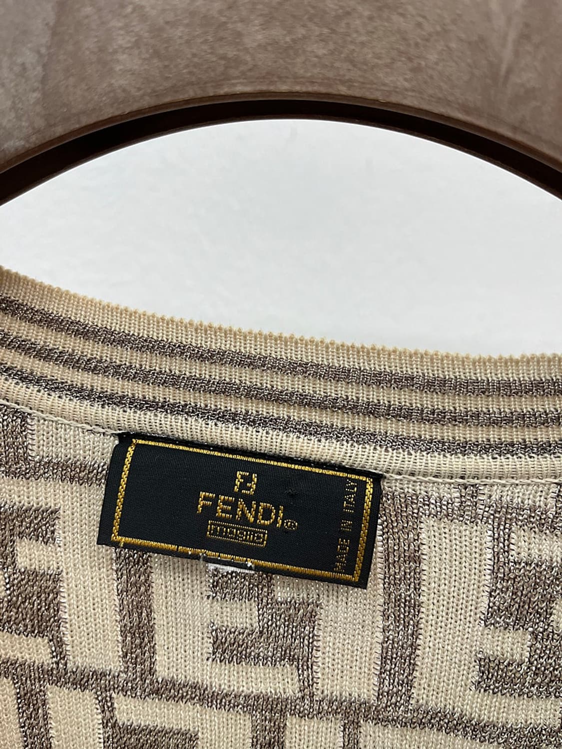 여) 펜디 90s FF로고 울 가디건  상품이미지2