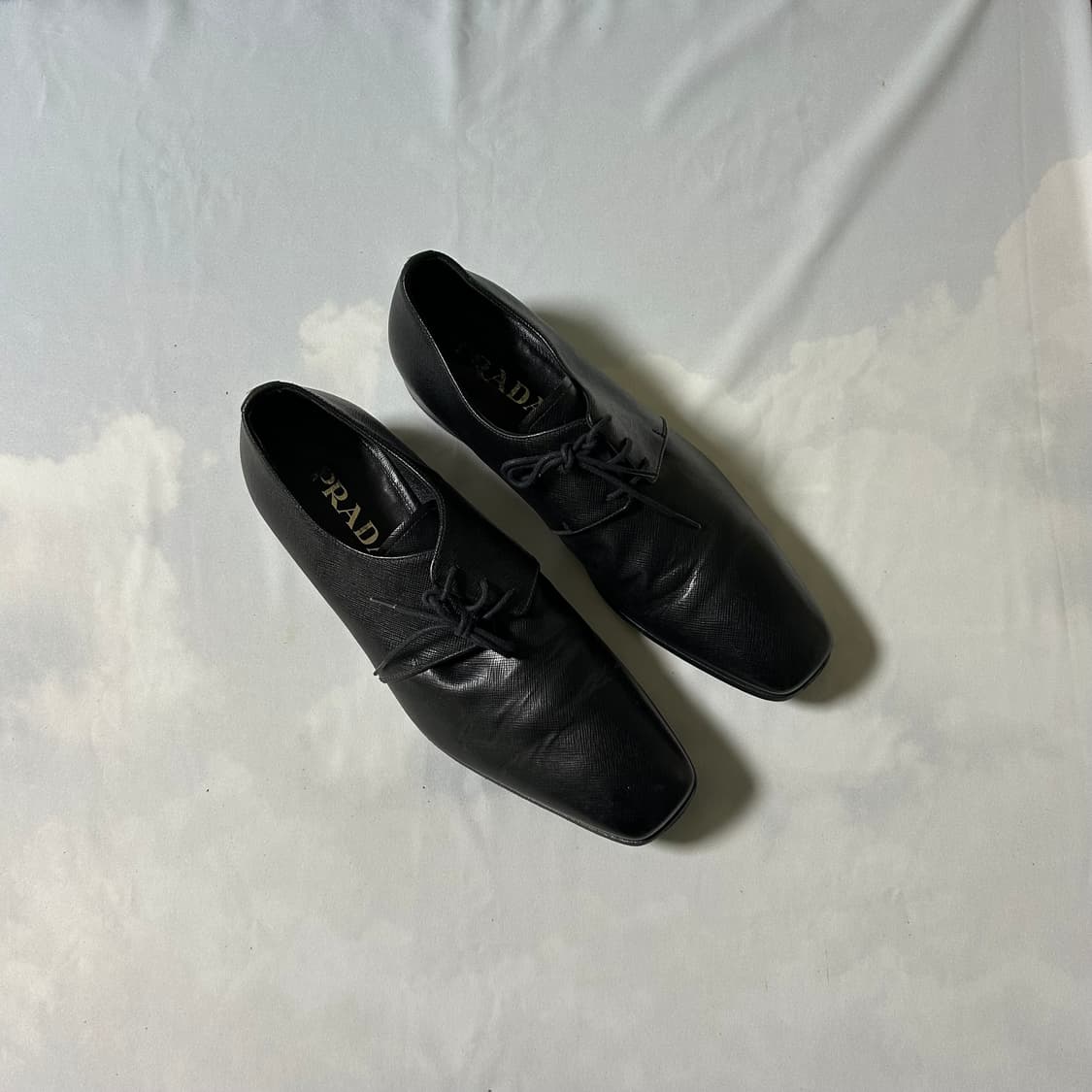 Prada classic semi square toe derby 상품이미지2