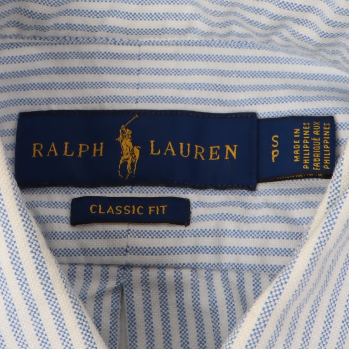 폴로 랄프로렌 옥스포드 라이트블루 스트라이프 셔츠 상품이미지8