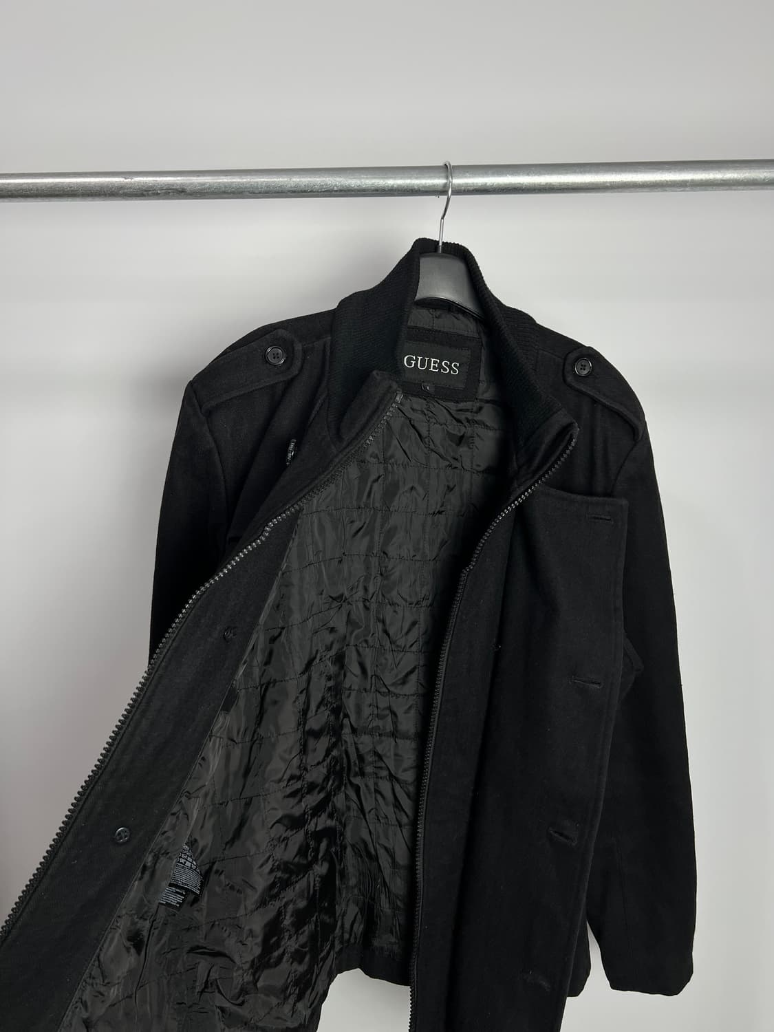 GUESS 울 혼방 더블 집업 자켓 상품이미지6