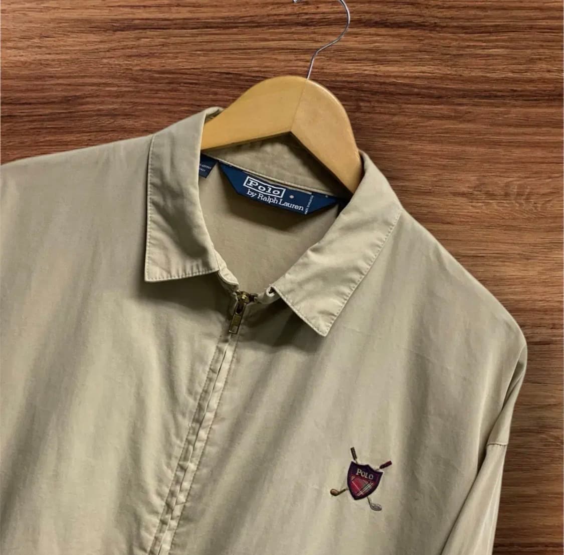 폴로 랄프로렌 스윙톱 블루종 자켓 베이지 L 상품이미지2