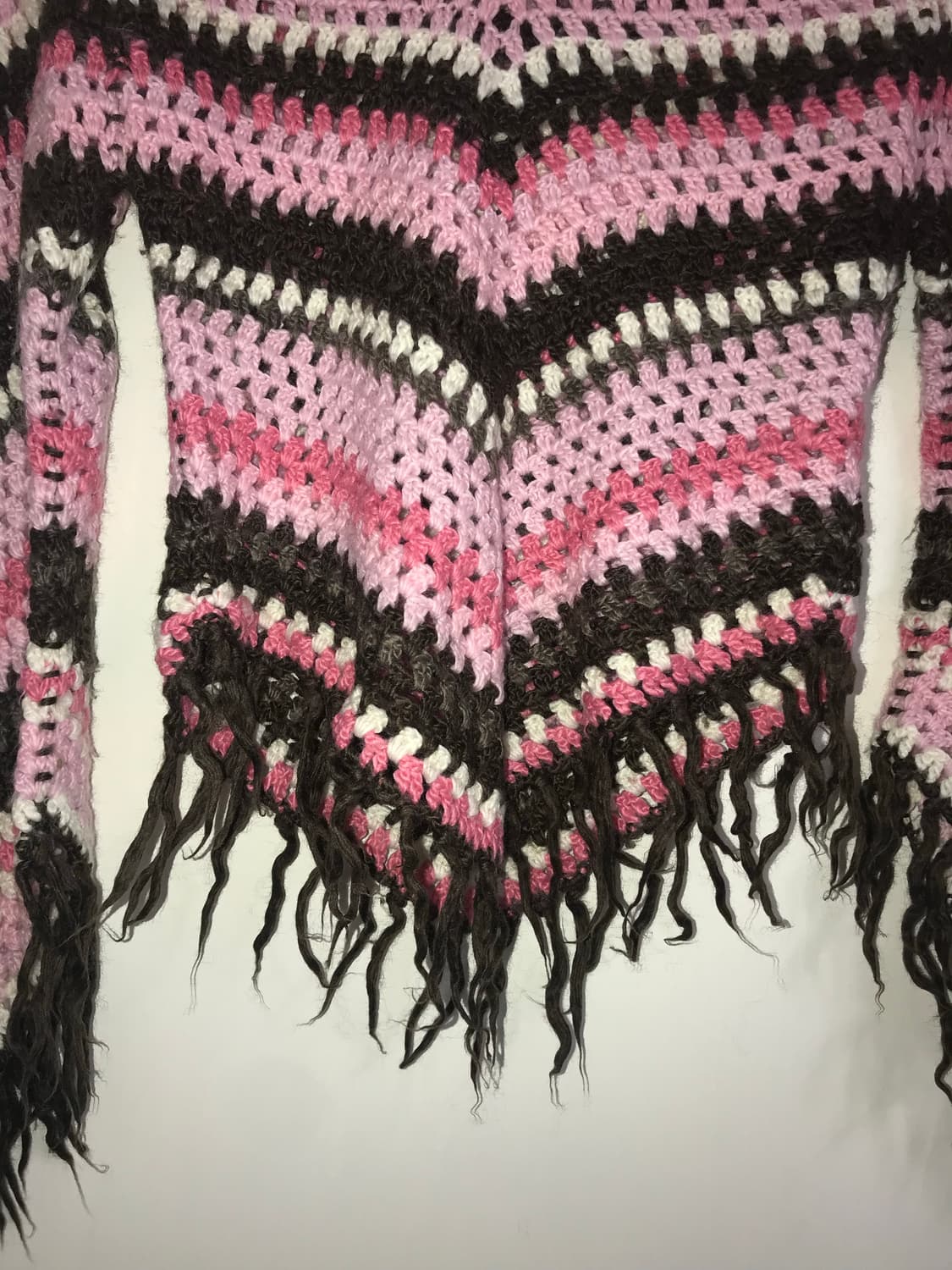 Fringe Detail Knit Hooded Anorak 상품이미지9