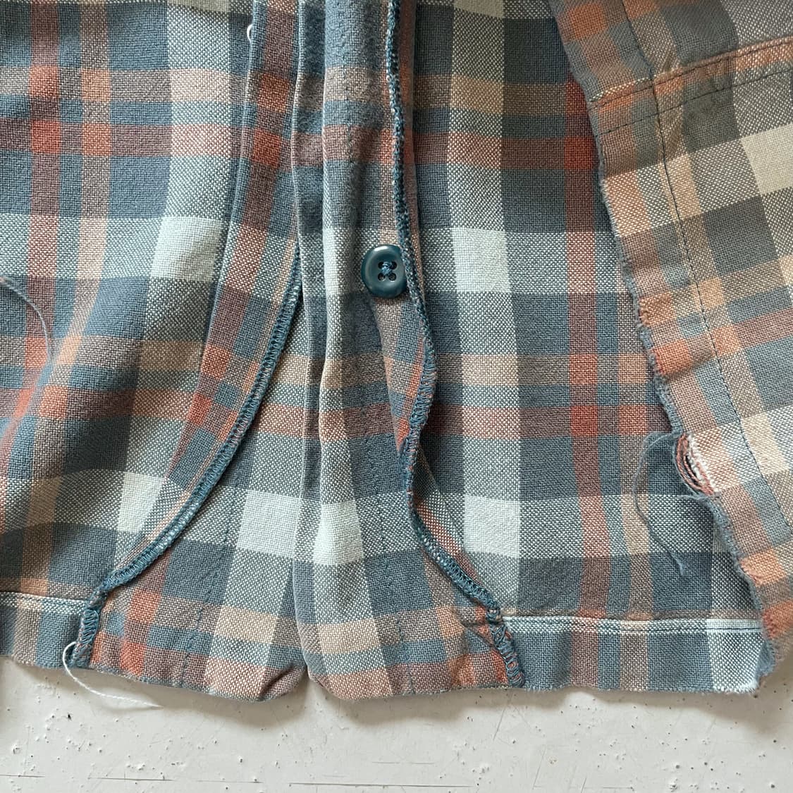 2000’s  Stussy Open Collar Check Shirt 상품이미지7