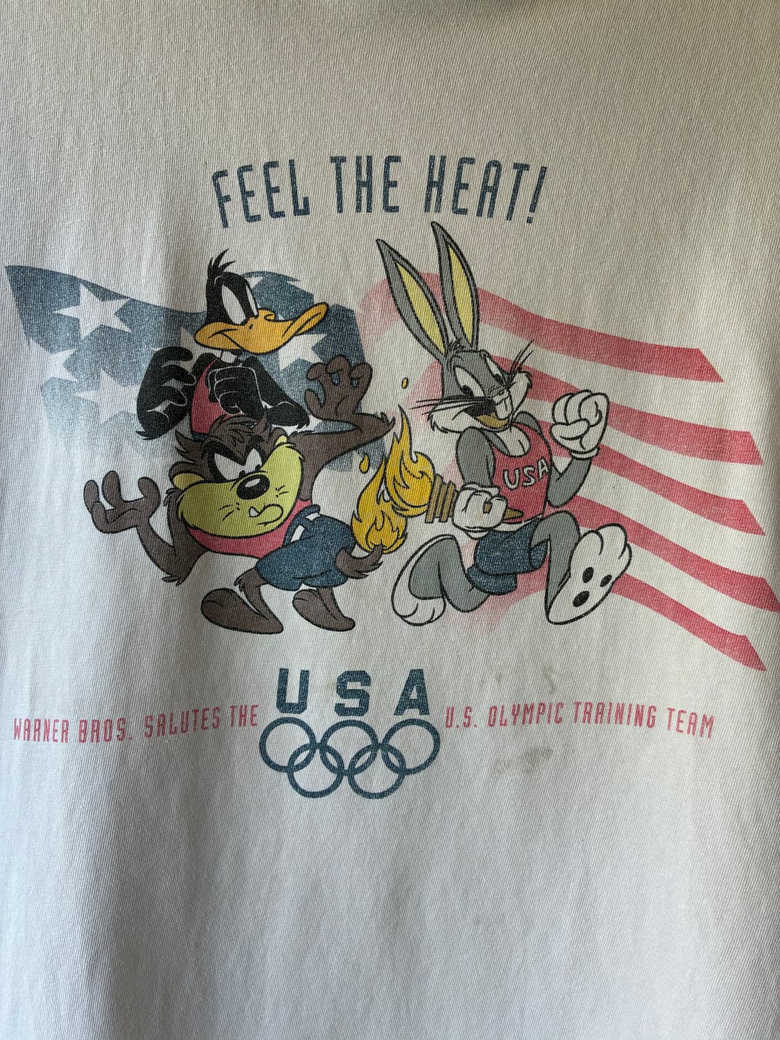 90s USA Olympic Looney Tunes Tee 상품이미지2