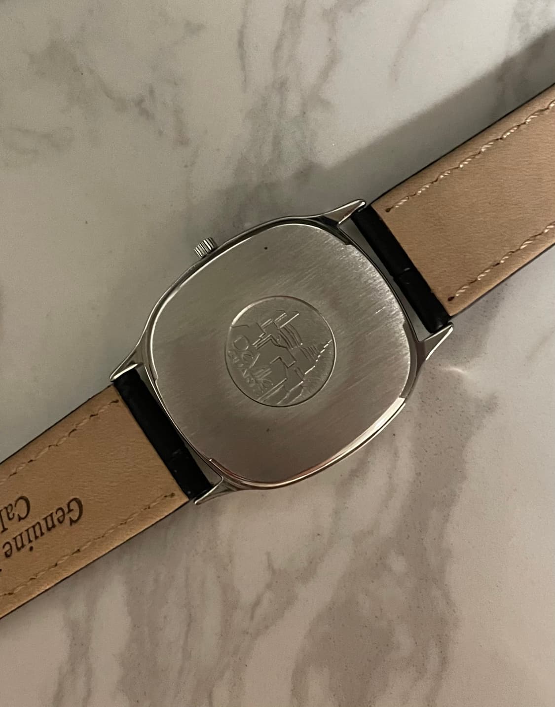 오메가 드빌 엘립스 네이비 빈티지 쿼츠 시계 상품이미지3