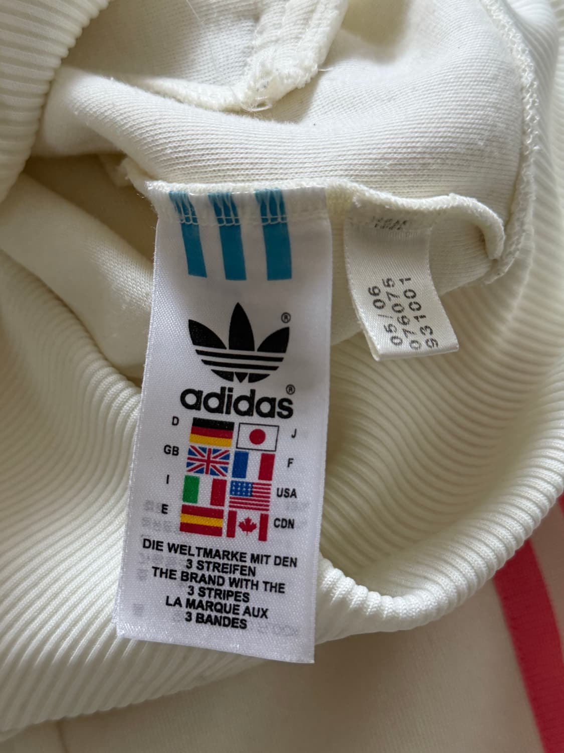 Adidas 아디다스 크림/베이비핑크 후드플락 트랙탑 상품이미지9