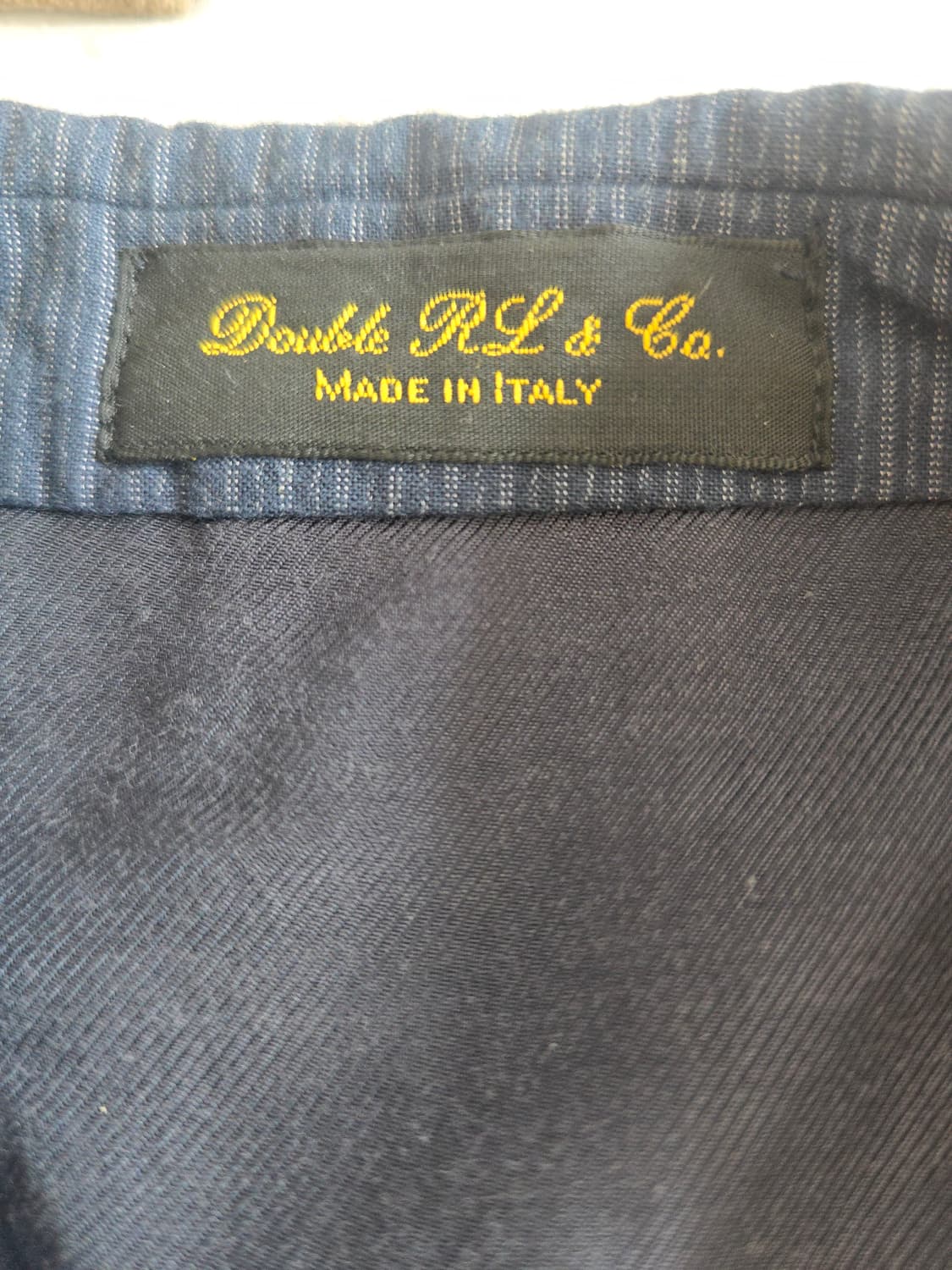 RRL 테일러링 코튼 핀스트라이프 자켓 (Made in Italy 상품이미지3