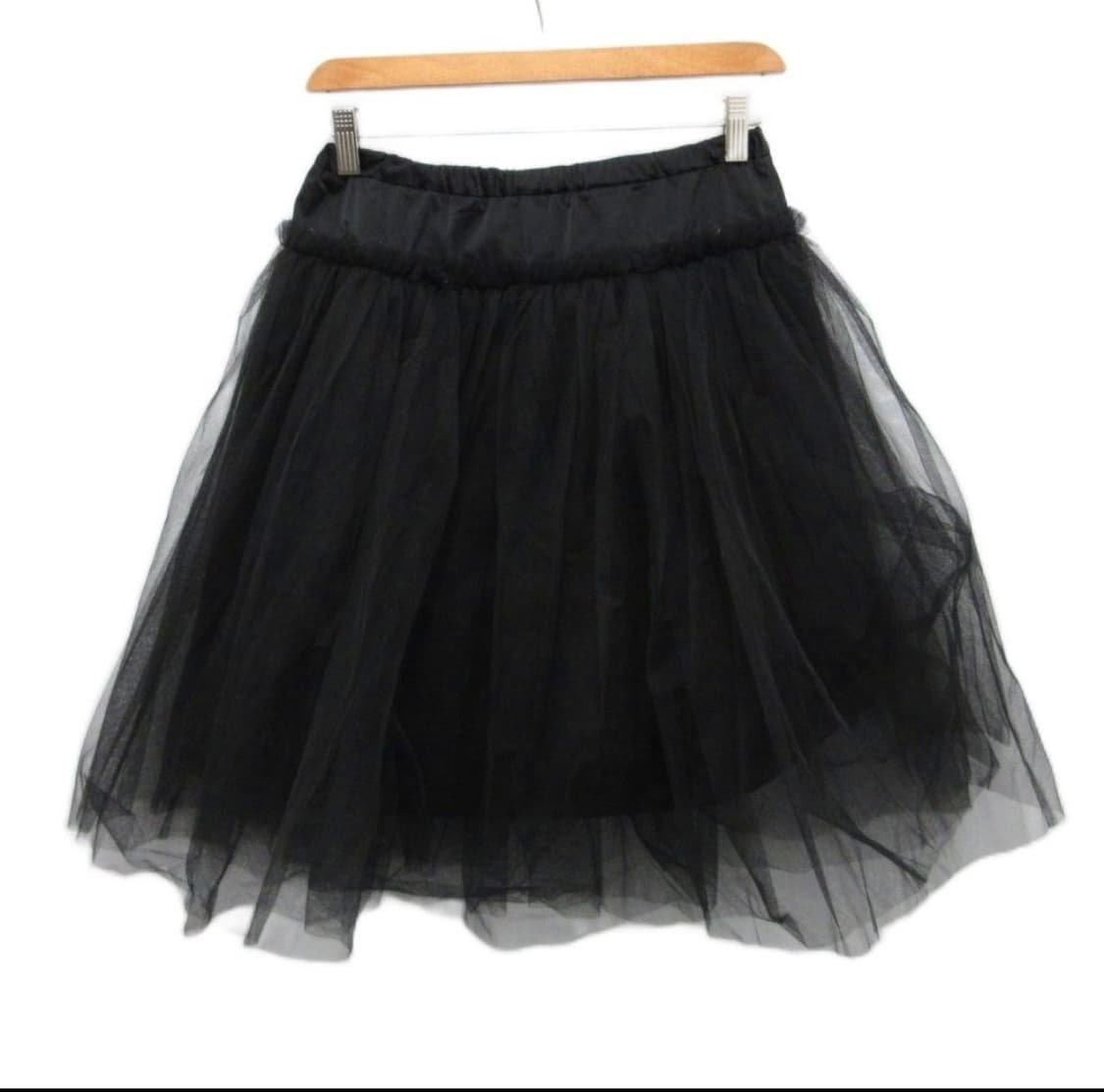 일본 빈티지 프릴 레이스 셔링 아일릿 치마 상품이미지1