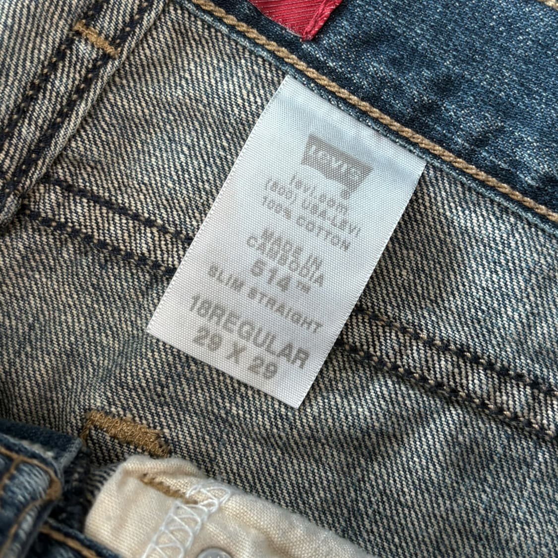 일본 리바이스 514 한정 슬림 스트레이트 데님 팬츠  상품이미지4