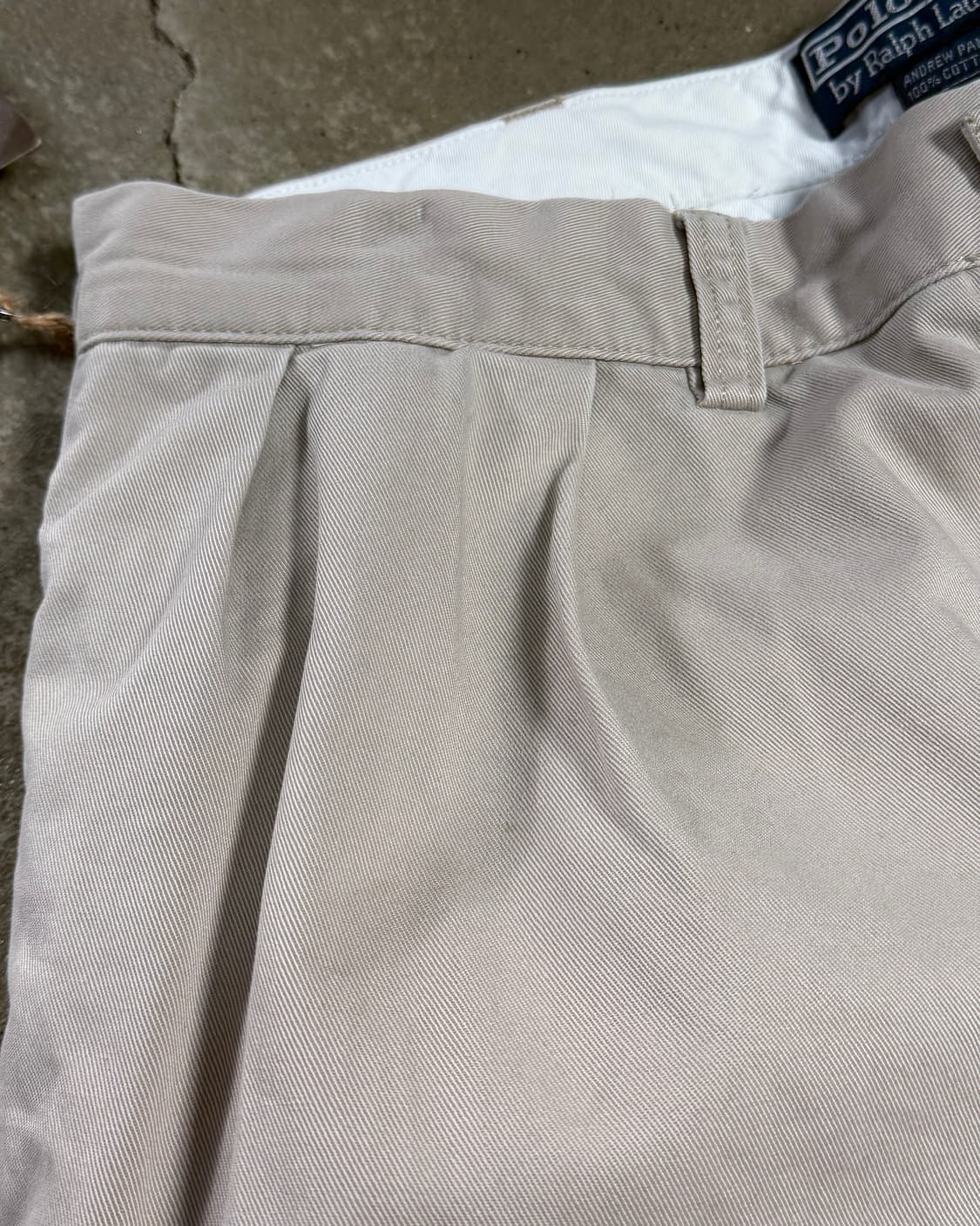 90's 폴로 랄프로렌 투턱 앤드류 팬츠 34 상품이미지2