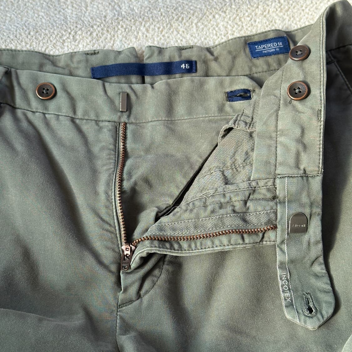 인코텍스 PATTERN 16 테이퍼드 하이 컴포트 코튼 팬츠 상품이미지6