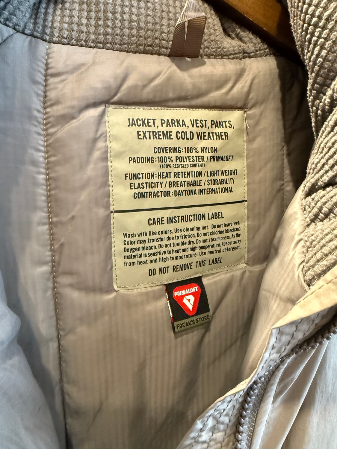 프릭스스토어 프리마로프트 레벨7 파카 M(2XL) 상품이미지7