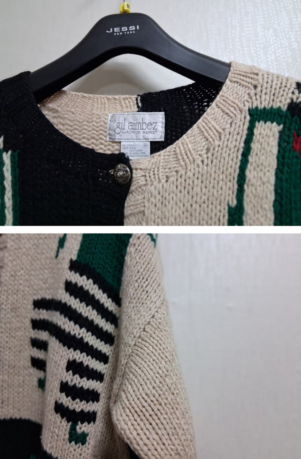 gil aimbez for FOREIGN MARJET 홍콩 양모 스웨트 상품이미지4