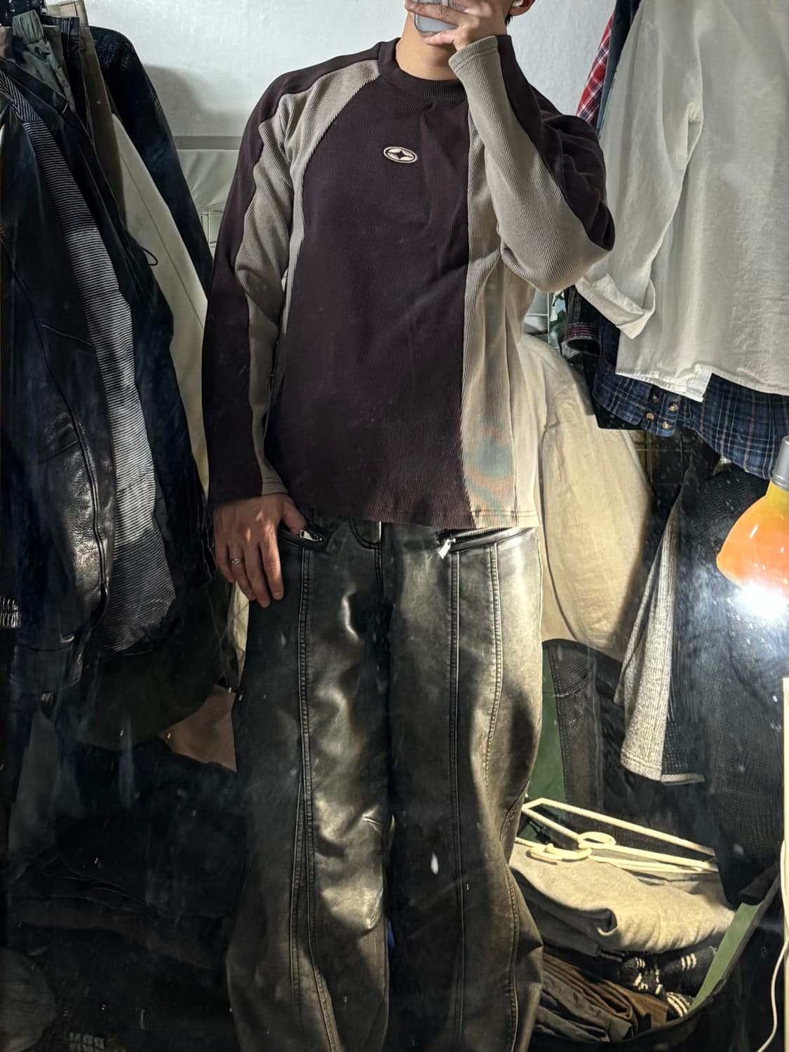 아이필러키 커브드 라인 니트 M 상품이미지2