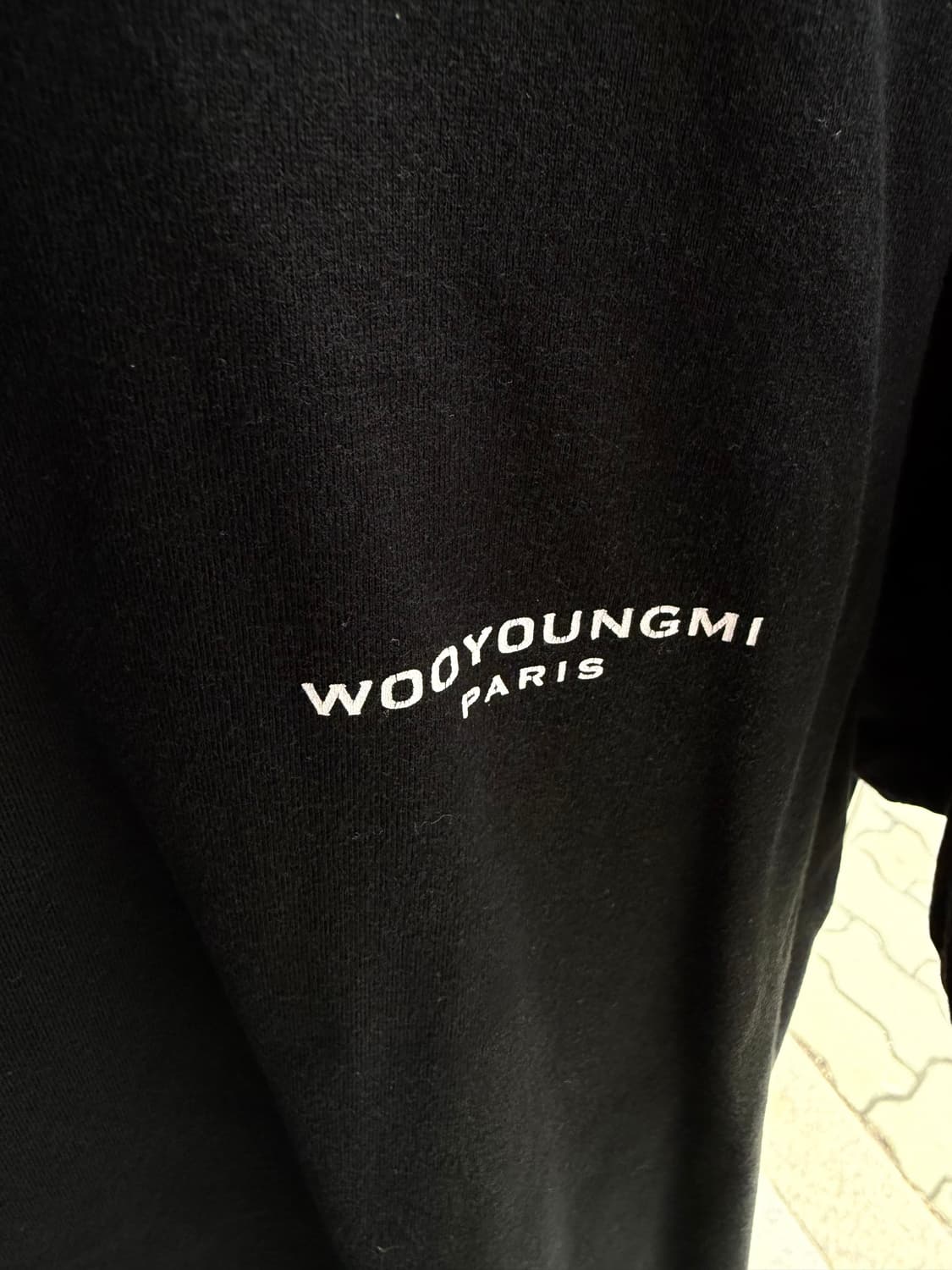 48/ 우영미 21SS 국화 백프린팅 라운드 반팔 상품이미지6