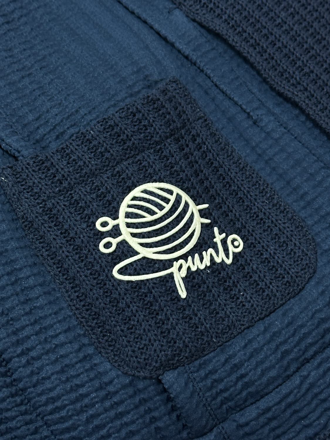 [새제품] 🇮🇹루비암 이태리메이드 니트자켓 네이비 54L 상품이미지4