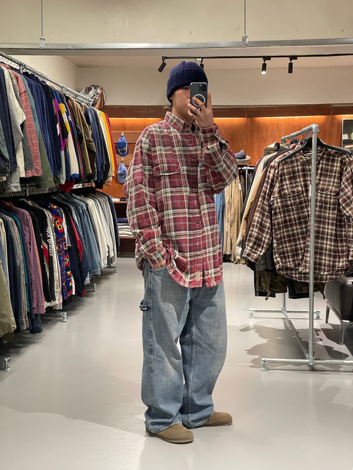 90s 아베크롬비 헤비코튼 셔츠 상품이미지2