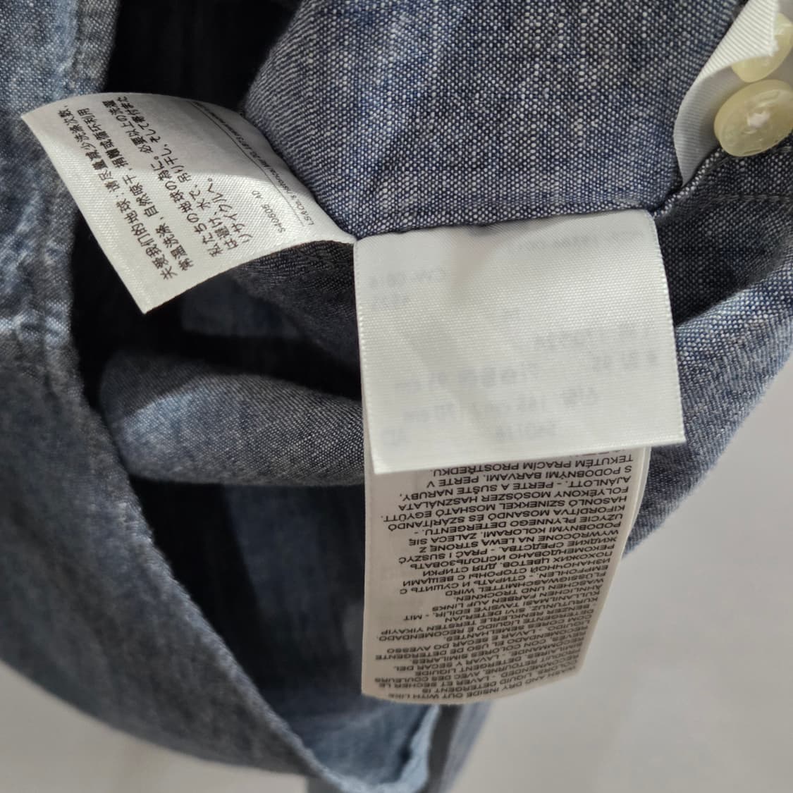 리바이스 버튼다운 샴브레이 셔츠 M 상품이미지4